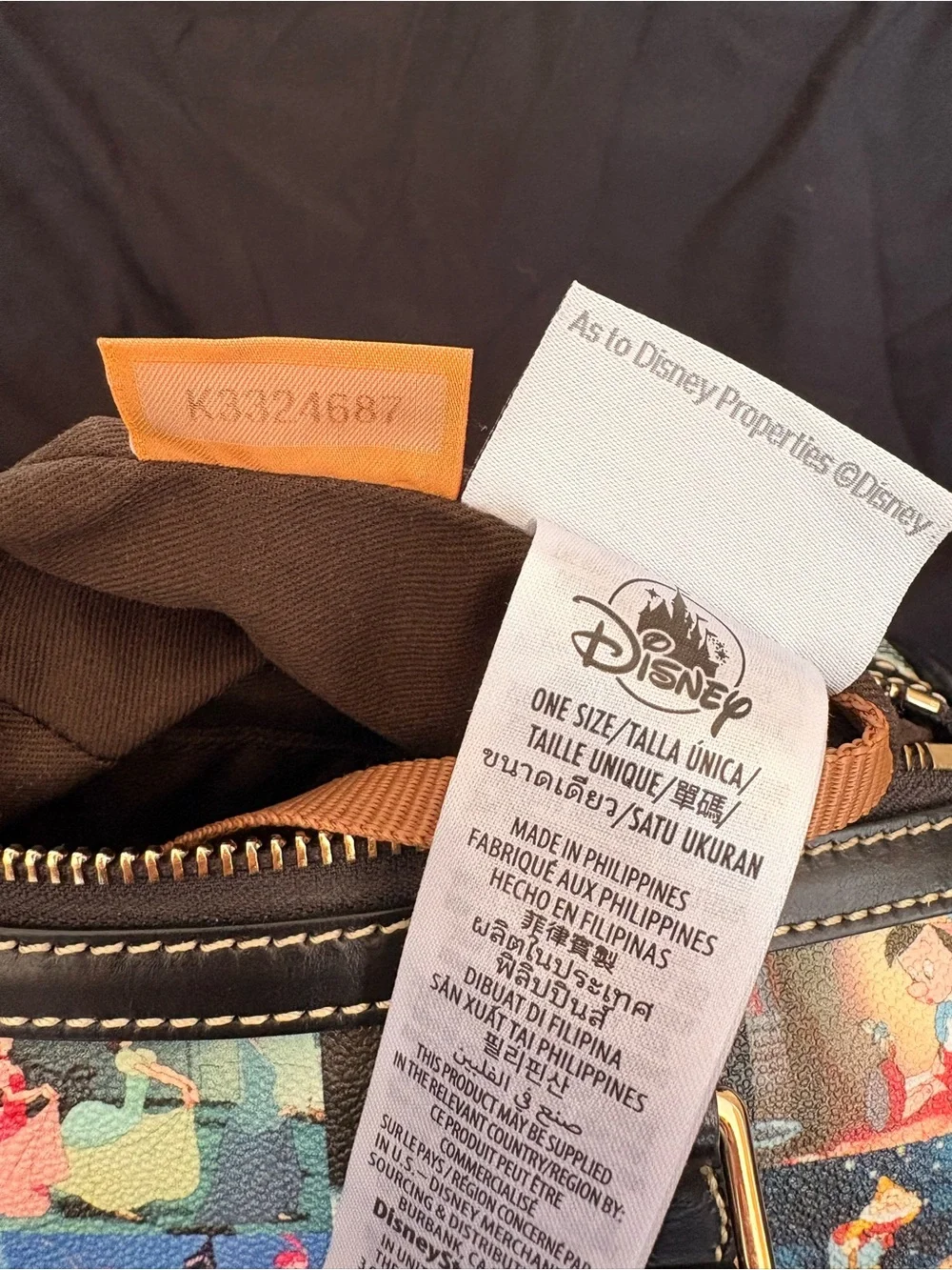 Dooney & Bourke “Golden Age” Disney Film Scenes Purse